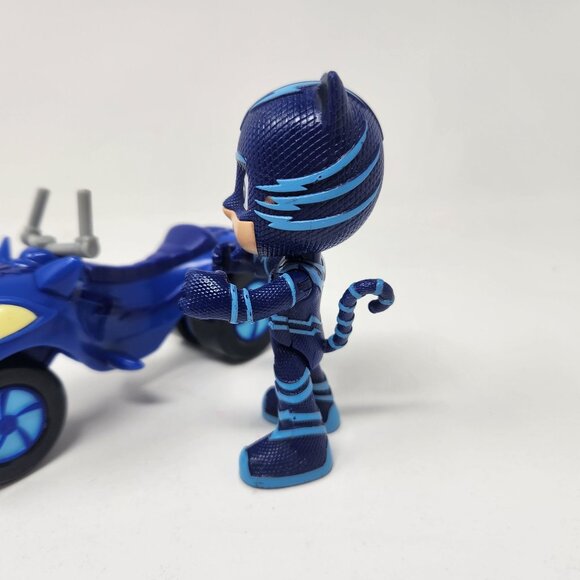 PJ Masks Catboy Figure & Cat Car Motorcycle Bike Toy Set - Picture 7 of 12
